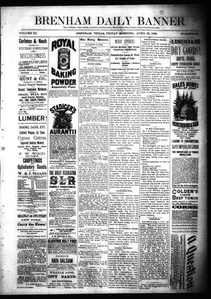 Brenham Daily Banner. (Brenham, Tex.), Vol. 11, No. 96, Ed. 1 Friday, April 23, 1886