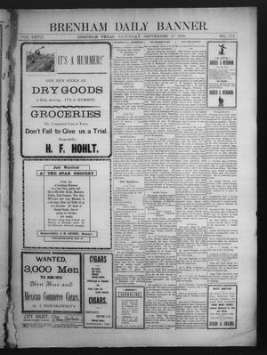 Brenham Daily Banner. (Brenham, Tex.), Vol. 27, No. 172, Ed. 1 Saturday, September 27, 1902