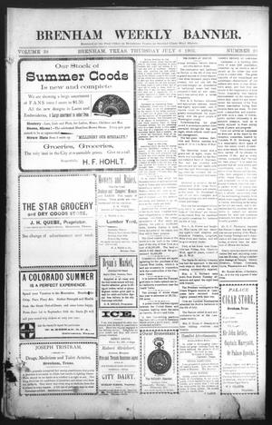 Brenham Weekly Banner. (Brenham, Tex.), Vol. 39, No. 26, Ed. 1 Thursday, July 6, 1905