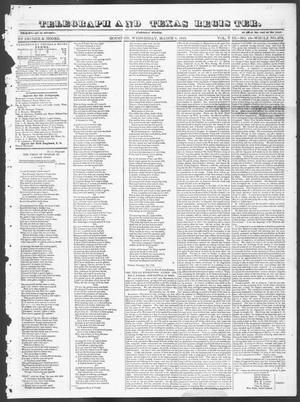 Telegraph and Texas Register (Houston, Tex.), Vol. 8, No. 12, Ed. 1, Wednesday, March 8, 1843