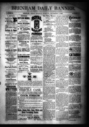 Brenham Daily Banner. (Brenham, Tex.), Vol. 10, No. 211, Ed. 1 Thursday, September 3, 1885