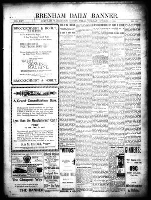 Brenham Daily Banner. (Brenham, Tex.), Vol. 25, No. 227, Ed. 1 Tuesday, October 2, 1900