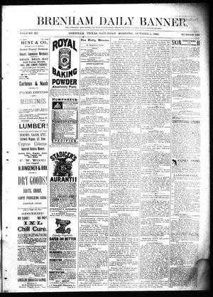 Brenham Daily Banner. (Brenham, Tex.), Vol. 11, No. 136, Ed. 1 Saturday, October 2, 1886