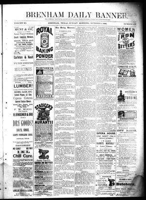 Brenham Daily Banner. (Brenham, Tex.), Vol. 11, No. 137, Ed. 1 Sunday, October 3, 1886