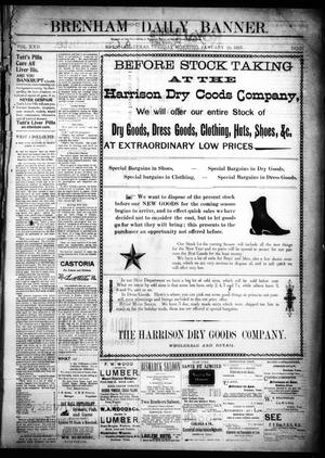 Brenham Daily Banner. (Brenham, Tex.), Vol. 22, No. 23, Ed. 1 Tuesday, January 26, 1897