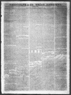 Telegraph and Texas Register (Houston, Tex.), Vol. 8, No. 43, Ed. 1, Wednesday, October 11, 1843