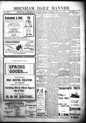 Brenham Daily Banner. (Brenham, Tex.), Vol. 25, No. 115, Ed. 1 Tuesday, May 15, 1900