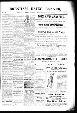 Brenham Daily Banner. (Brenham, Tex.), Vol. 19, No. 38, Ed. 1 Thursday, February 15, 1894