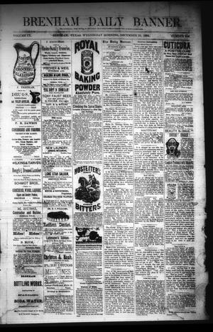 Brenham Daily Banner. (Brenham, Tex.), Vol. 9, No. 306, Ed. 1 Wednesday, December 10, 1884