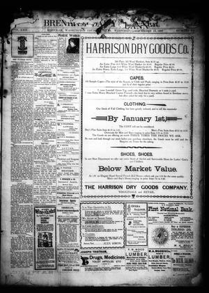 Brenham Daily Banner. (Brenham, Tex.), Vol. 22, No. 303, Ed. 1 Wednesday, December 15, 1897