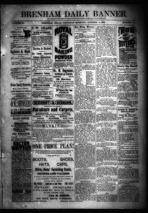 Brenham Daily Banner. (Brenham, Tex.), Vol. 10, No. 241, Ed. 1 Thursday, October 8, 1885