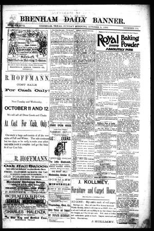 Brenham Daily Banner. (Brenham, Tex.), Vol. 17, No. 164, Ed. 1 Sunday, October 9, 1892