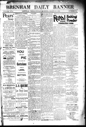 Brenham Daily Banner. (Brenham, Tex.), Vol. 17, No. 76, Ed. 1 Sunday, March 27, 1892