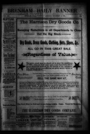 Brenham Daily Banner. (Brenham, Tex.), Vol. 20, No. 279, Ed. 1 Saturday, December 12, 1896