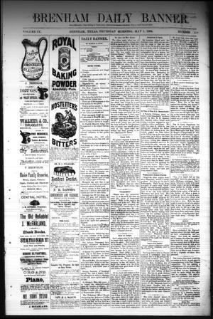 Brenham Daily Banner. (Brenham, Tex.), Vol. 9, No. 118, Ed. 1 Thursday, May 1, 1884