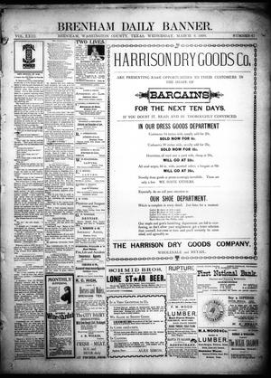 Brenham Daily Banner. (Brenham, Tex.), Vol. 23, No. 61, Ed. 1 Wednesday, March 9, 1898