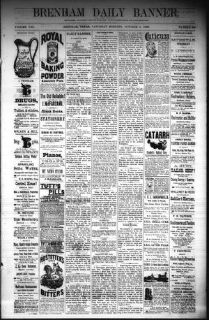 Brenham Daily Banner. (Brenham, Tex.), Vol. 8, No. 239, Ed. 1 Saturday, October 6, 1883