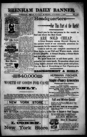 Brenham Daily Banner. (Brenham, Tex.), Vol. 20, No. 237, Ed. 1 Sunday, October 6, 1895