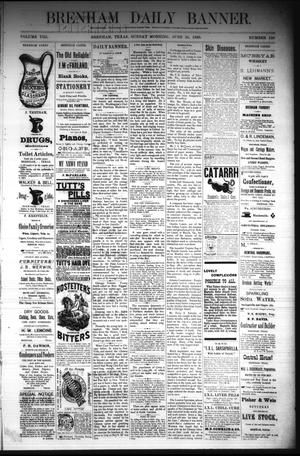 Brenham Daily Banner. (Brenham, Tex.), Vol. 8, No. 150, Ed. 1 Sunday, June 24, 1883