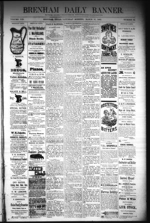 Brenham Daily Banner. (Brenham, Tex.), Vol. 8, No. 65, Ed. 1 Saturday, March 17, 1883