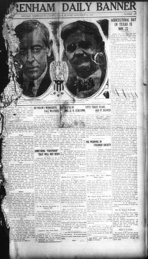 Brenham Daily Banner (Brenham, Tex.), Vol. 29, No. 189, Ed. 1 Monday, November 11, 1912