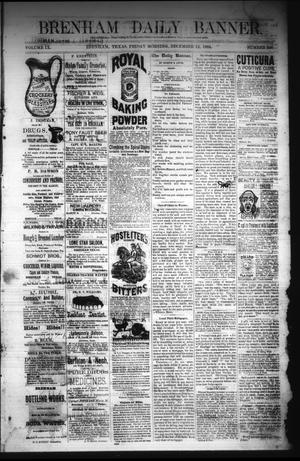 Brenham Daily Banner. (Brenham, Tex.), Vol. 9, No. 308, Ed. 1 Friday, December 12, 1884