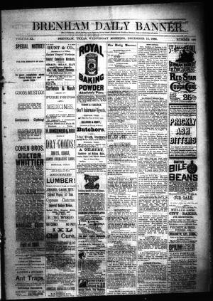 Brenham Daily Banner. (Brenham, Tex.), Vol. 11, No. 198, Ed. 1 Wednesday, December 15, 1886