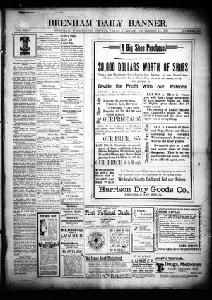 Brenham Daily Banner. (Brenham, Tex.), Vol. 22, No. 231, Ed. 1 Tuesday, September 21, 1897