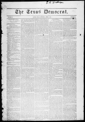 The Texas Democrat (Austin, Tex.), Vol. 2, No. 12, Ed. 1, Saturday, April 3, 1847