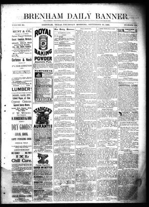 Brenham Daily Banner. (Brenham, Tex.), Vol. 11, No. 134, Ed. 1 Thursday, September 30, 1886