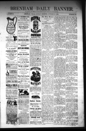Brenham Daily Banner. (Brenham, Tex.), Vol. 9, No. 256, Ed. 1 Sunday, October 12, 1884