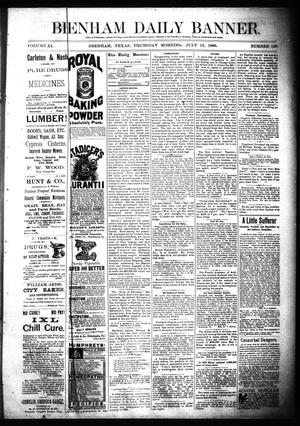 Brenham Daily Banner. (Brenham, Tex.), Vol. 11, No. 166, Ed. 1 Thursday, July 15, 1886