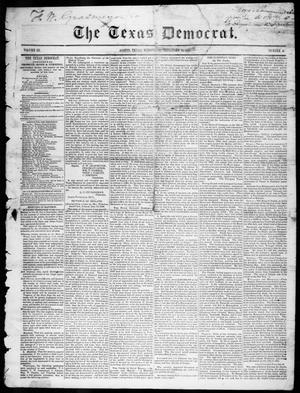 Primary view of object titled 'The Texas Democrat (Austin, Tex.), Vol. 3, No. 46, Ed. 1, Wednesday, September 13, 1848'.