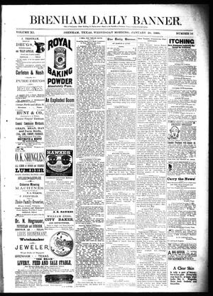 Brenham Daily Banner. (Brenham, Tex.), Vol. 11, No. 16, Ed. 1 Wednesday, January 20, 1886