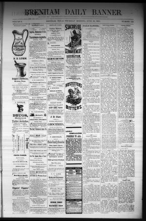 Brenham Daily Banner. (Brenham, Tex.), Vol. 6, No. 143, Ed. 1 Thursday, June 16, 1881