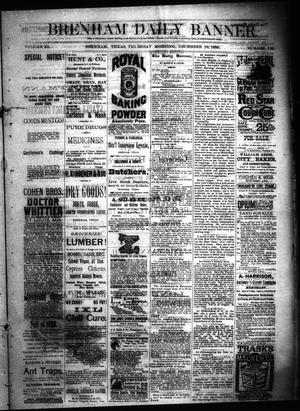 Brenham Daily Banner. (Brenham, Tex.), Vol. 11, No. 199, Ed. 1 Thursday, December 16, 1886