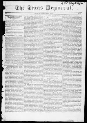 The Texas Democrat (Austin, Tex.), Vol. 1, No. 7, Ed. 1, Saturday, March 10, 1849
