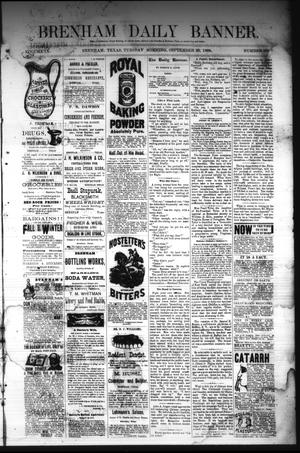 Brenham Daily Banner. (Brenham, Tex.), Vol. 9, No. 239, Ed. 1 Tuesday, September 23, 1884