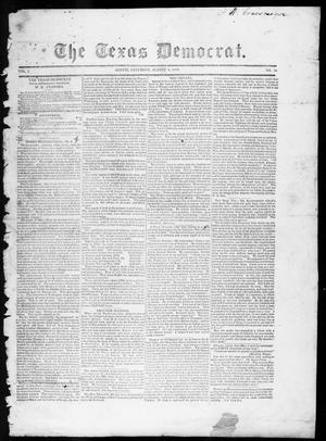 The Texas Democrat (Austin, Tex.), Vol. 1, No. 28, Ed. 1, Saturday, August 4, 1849