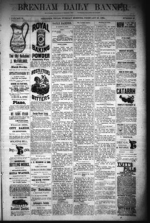 Brenham Daily Banner. (Brenham, Tex.), Vol. 9, No. 48, Ed. 1 Tuesday, February 26, 1884
