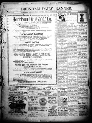 Brenham Daily Banner. (Brenham, Tex.), Vol. 23, No. 213, Ed. 1 Saturday, September 3, 1898