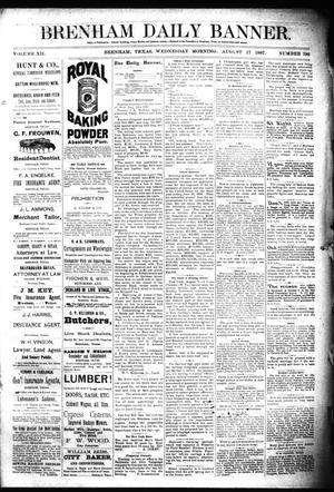 Brenham Daily Banner. (Brenham, Tex.), Vol. 12, No. 198, Ed. 1 Wednesday, August 17, 1887