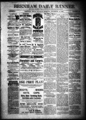 Brenham Daily Banner. (Brenham, Tex.), Vol. 10, No. 229, Ed. 1 Thursday, September 24, 1885