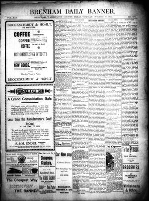 Brenham Daily Banner. (Brenham, Tex.), Vol. 25, No. 251, Ed. 1 Tuesday, October 30, 1900