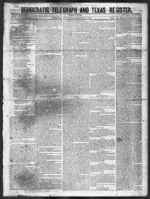 Democratic Telegraph and Texas Register (Houston, Tex.), Vol. 11, No. 40, Ed. 1, Wednesday, October 7, 1846