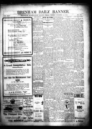 Brenham Daily Banner. (Brenham, Tex.), Vol. 25, No. 236, Ed. 1 Friday, October 12, 1900