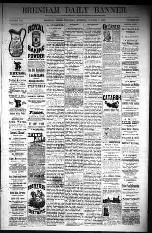 Brenham Daily Banner. (Brenham, Tex.), Vol. 8, No. 237, Ed. 1 Thursday, October 4, 1883