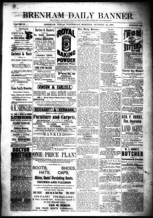 Brenham Daily Banner. (Brenham, Tex.), Vol. 10, No. 259, Ed. 1 Wednesday, October 21, 1885