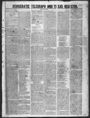 Democratic Telegraph and Texas Register (Houston, Tex.), Vol. 12, No. 5, Ed. 1, Monday, February 1, 1847