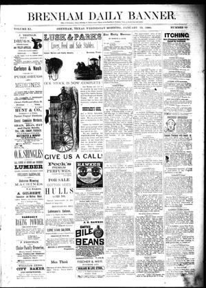Brenham Daily Banner. (Brenham, Tex.), Vol. 11, No. 10, Ed. 1 Wednesday, January 13, 1886
